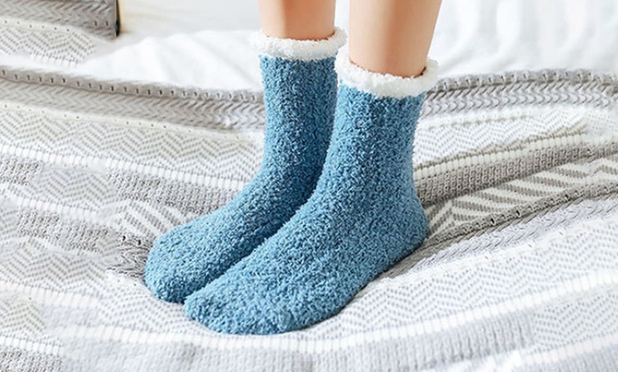 Image 4: Three Pairs of Warm Winter Soft Socks
