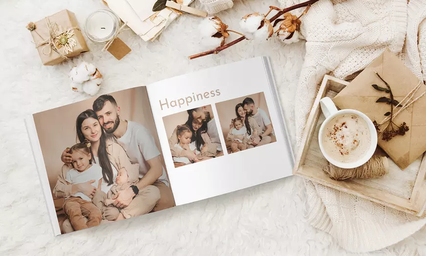 Image 3: Fotolibro de tapa dura de Printerpix en A4 o A5 y hasta 100 páginas