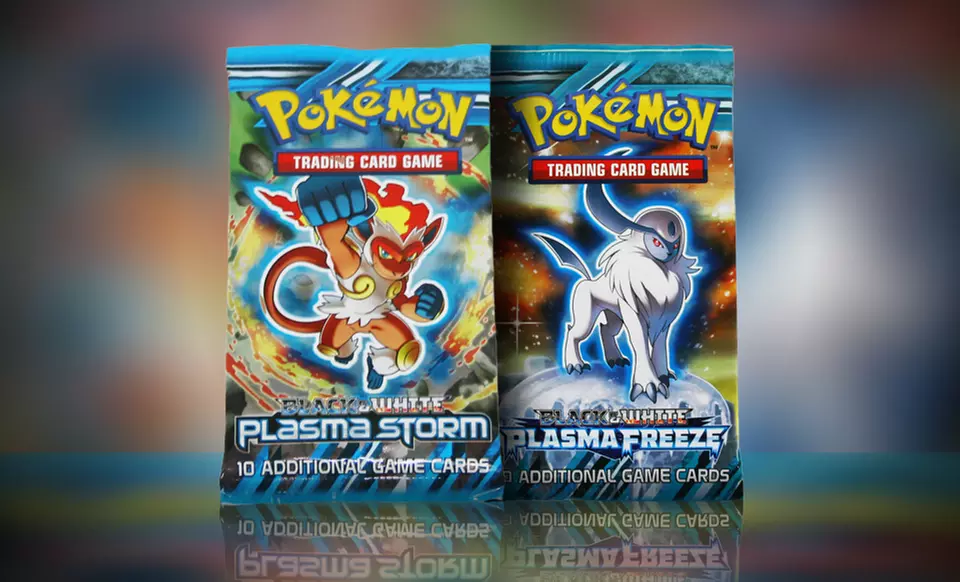 $13.99 for 5 Packs of Pokémon Black & White Plasma Freeze or Storm Trading Cards ($21.99 List Price). Free Returns. - Primary Image