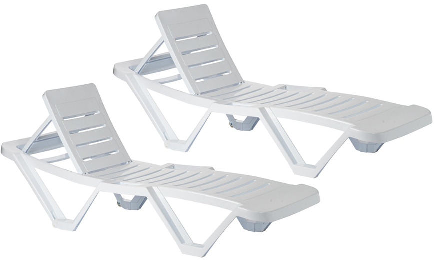 Image 16: Adjustable Sun Lounger