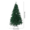 Image 5: Living And Home Green Artificial Christmas Tree with Metal Stand