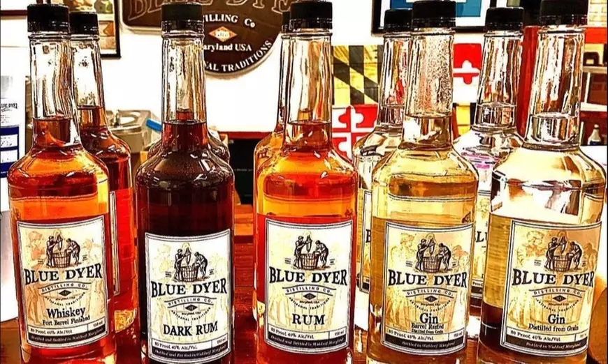 Distillery Tour and 6-Spirit Tasting at BlueDyer Distilling Co. (Up to 53% Off) - Primary Image