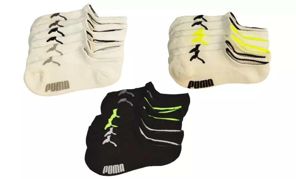 6-Pack of Boys' Puma No-Show Socks - Primary Image