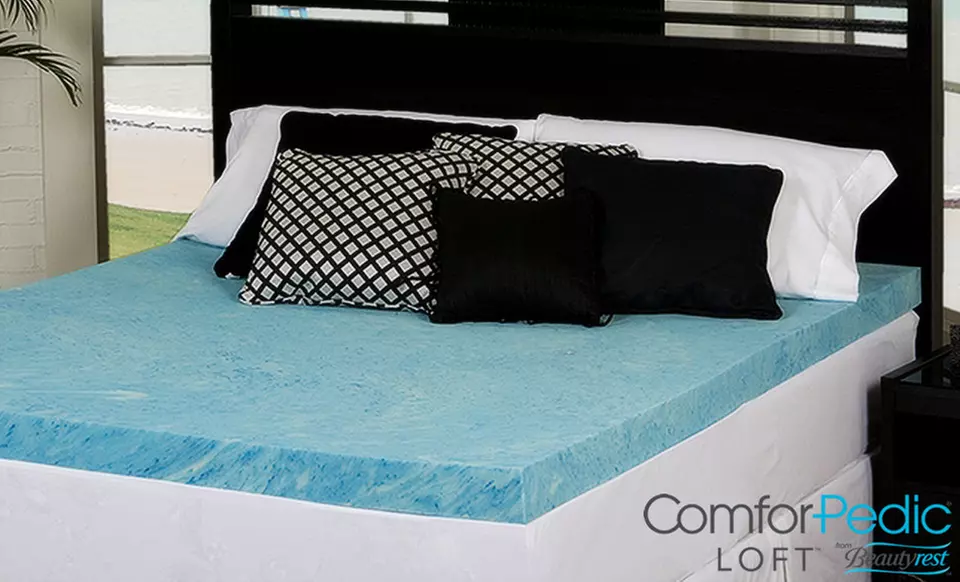 ComforPedic Loft from Beautyrest 2" Comfort Gel Memory Foam Mattress Topper  - Primary Image