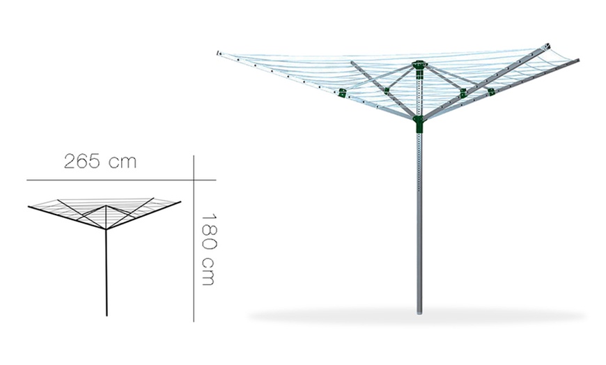 Image 3: Outdoor Rotary Clothesline