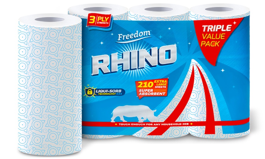 Image 3: Freedom Rhino Kitchen Towel Rolls