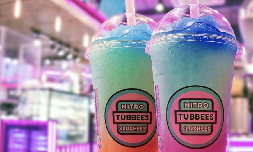 Image 1: Cool Down with XL Slushees from Tubees Dessert Bar – 2 or 4 Options!