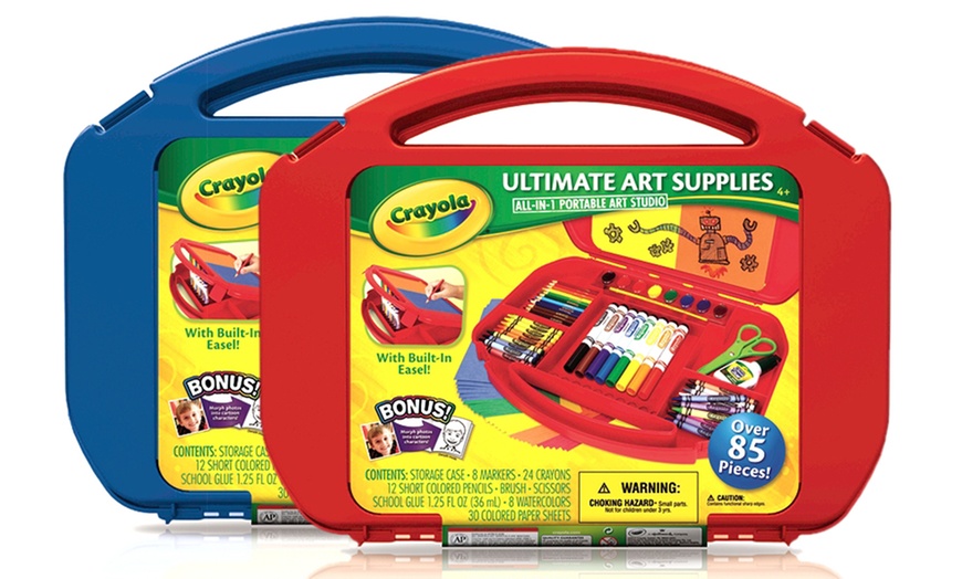 Image 2: Crayola Ultimate Art Supply Kit