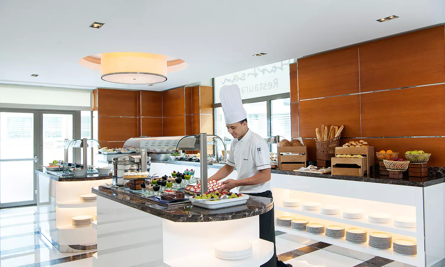 5* Theme Nights Dinner for 1 Child, 1, 2, or 4 Adults with Views of The Walk Promenade & Hartisan's Global Flavors - Primary Image