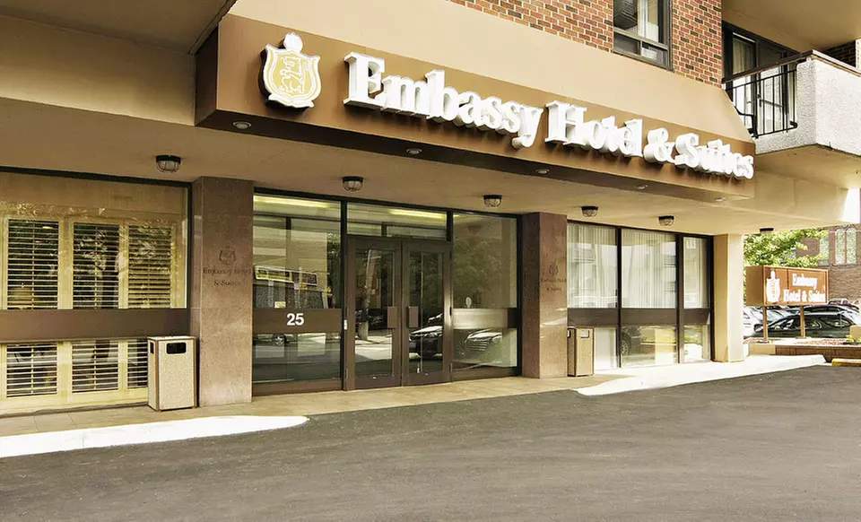 Stay with Dining Credit or Free Parking at Embassy Hotel & Suites Ottawa. Dates into October. - Second Medium