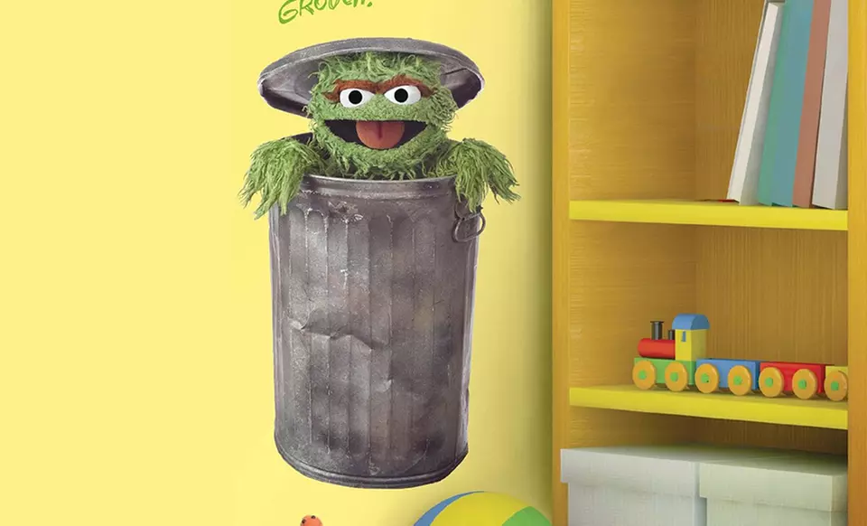 Sesame Street Oscar the Grouch Wall Decal - Primary Image