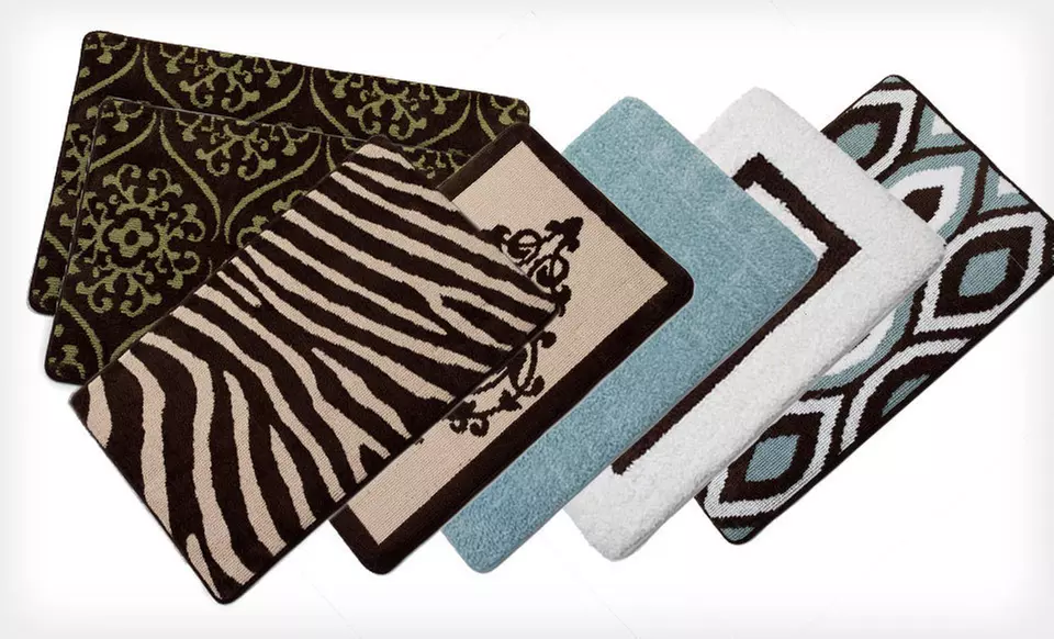 $30 for a Set of Two Memory Foam Bathmats ($59.98 List Price). Multiple Options Available. Free Shipping and Returns. - Primary Image