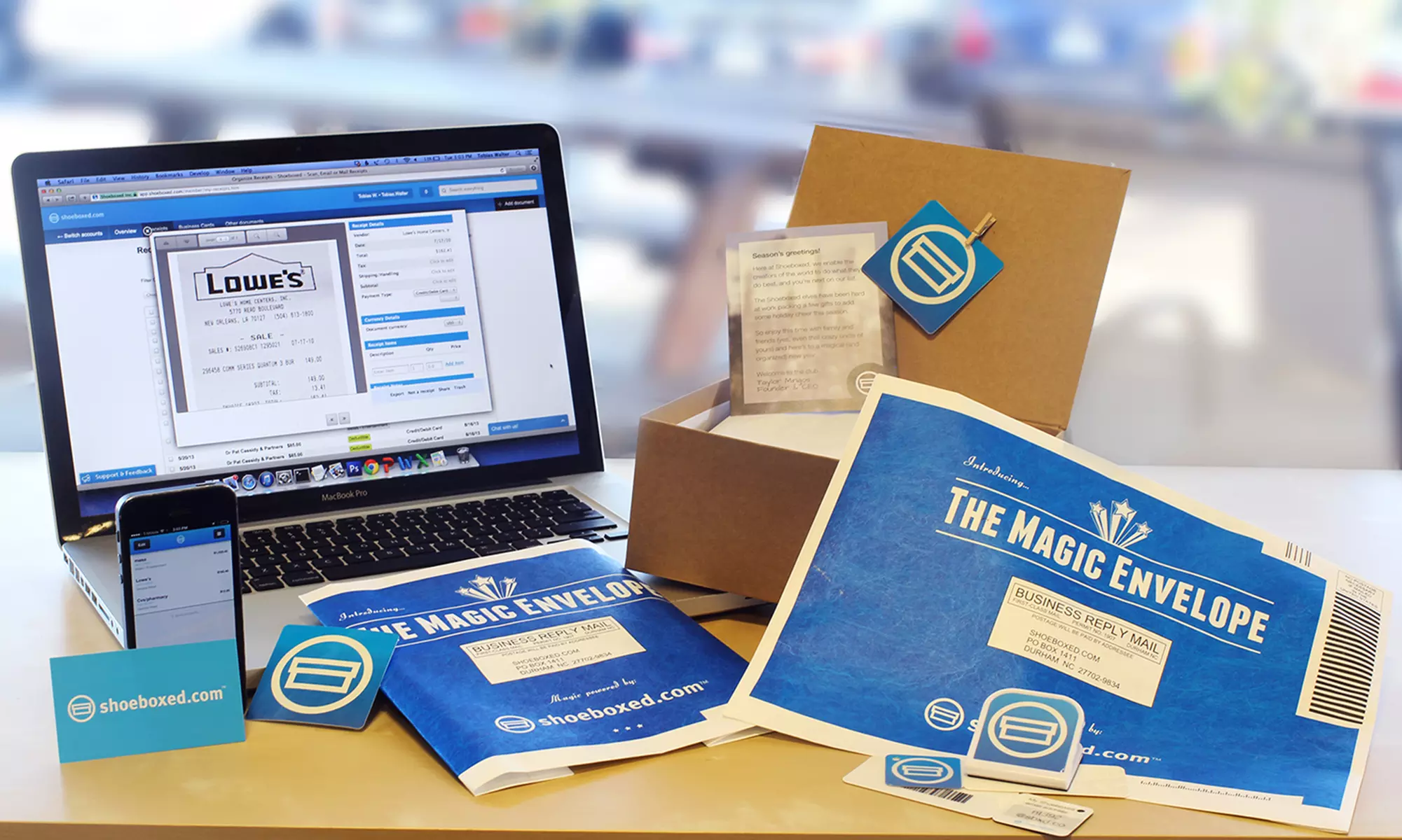 Four- or Seven-Month Classic Subscription for Receipt-Digitization Services from Shoeboxed (Up to 58% Off) - Primary Image