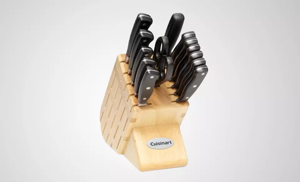 $59.99 for a Cuisinart 14-Piece Forged Cutlery Set with Block ($142.99 List Price). Free Shipping and Free Returns. - Primary Image