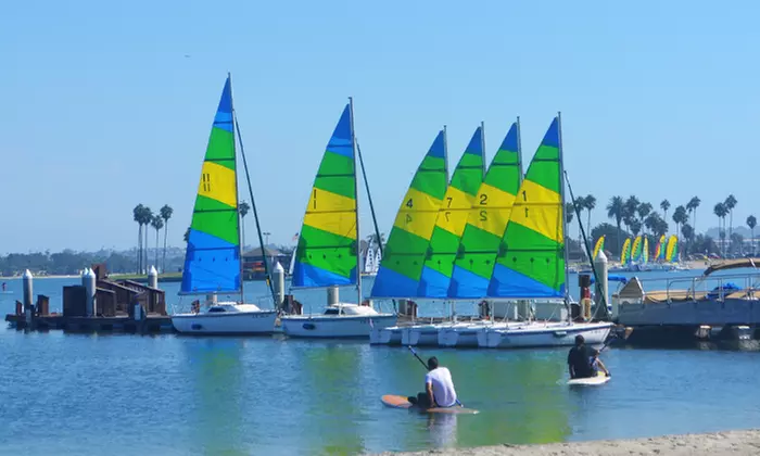 $30 for a 30-Minute Sailing Lesson and a 60-Minute Sailboat Rental at Resort Watersports ($60 Value) - Primary Image