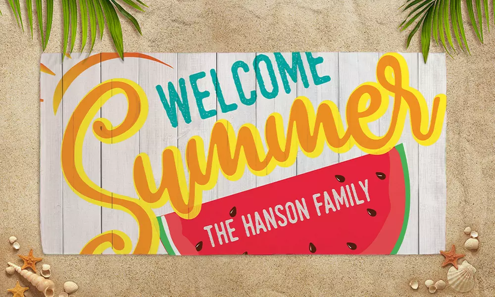 Custom Beach Towels for Pool Parties and Beach Outings