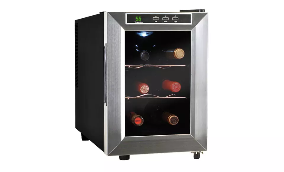 Vinotemp 6-Bottle Wine Cooler. Free Shipping and Returns. - Second Medium