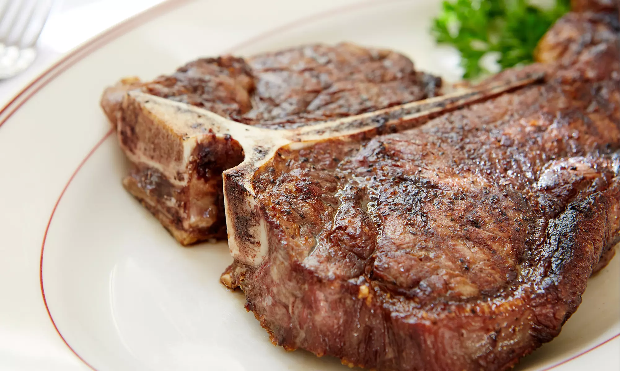 $45 for $80 Worth of Steakhouse Food for Dinner for Two or More at Erie Cafe - Primary Image