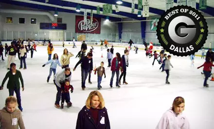 Ice-Skating Outing with Skate Rental for Two or Four at Dr Pepper StarCenter (Up to Half Off)  - Primary Image