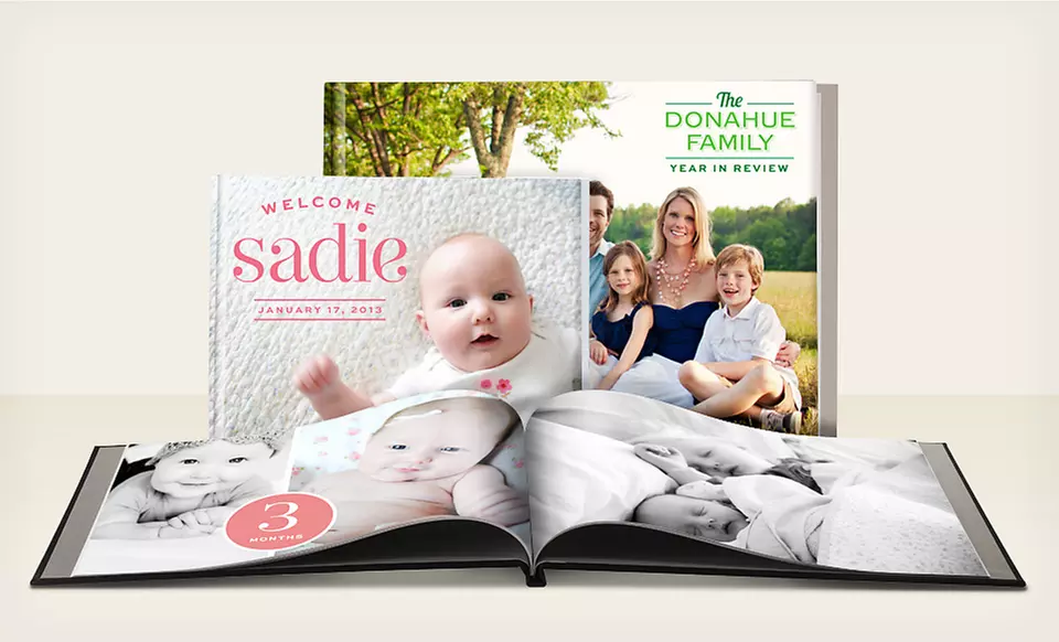20-Page Custom Pocket, Classic, or Deluxe Photo Book from MyPublisher (Up to 79% Off). Free Shipping. - Primary Image