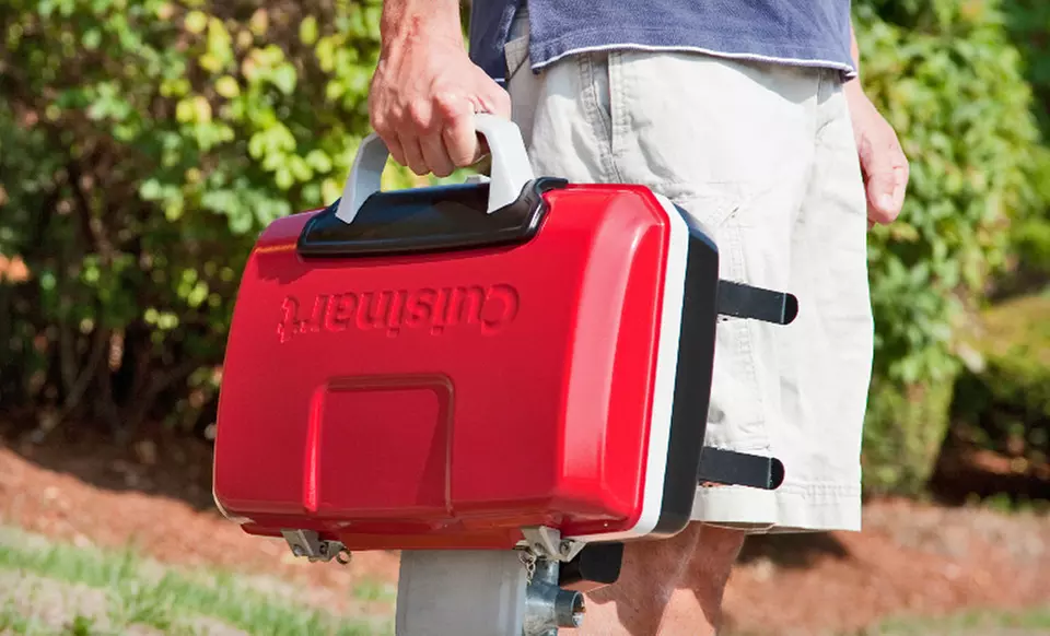 $74.99 for a Cuisinart Gourmet Portable Gas Grill in Red ($139.99 List Price). Free Shipping. - Second Medium