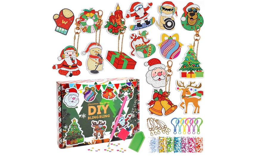 Image 3: Festive Design Diamond Stickers