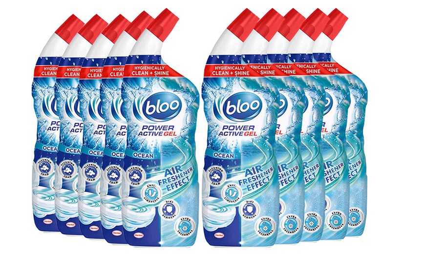 Image 4: 5 or 10 bottles of Bloo Power Active Gel Toilet Cleaner 700 ml