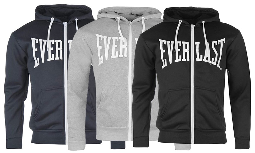 Image 1: Men's Everlast Zip Up Hoodie