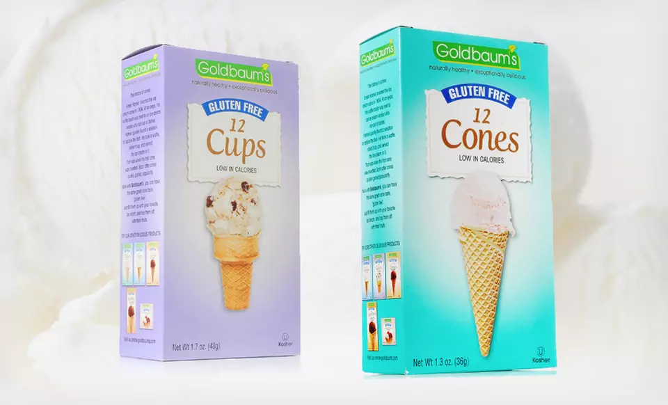 $9.99 for Goldbaums Gluten-Free Ice-Cream Cones or Cup Cones (Up to $19.56 List Price). Free Returns. - Primary Image