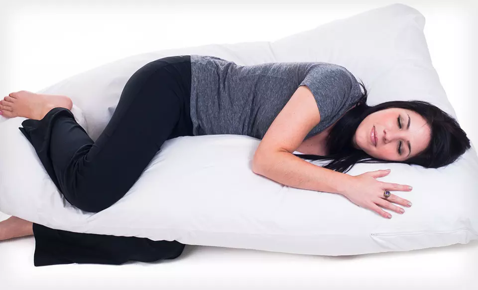 $59.99 for a Remedy Full-Body Contour U Pillow ($107 List Price). Free Shipping. - Primary Image