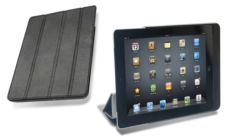 Digipower Extended-Battery Case for iPad 2 and 3 with Smart Cover and Charging Cable - Primary Image
