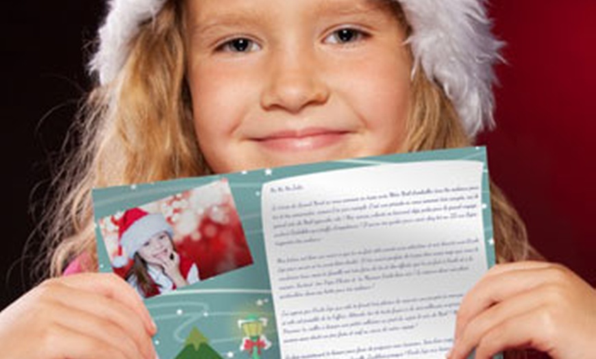 Lettre du Père Noël personnalisée Groupon Shopping