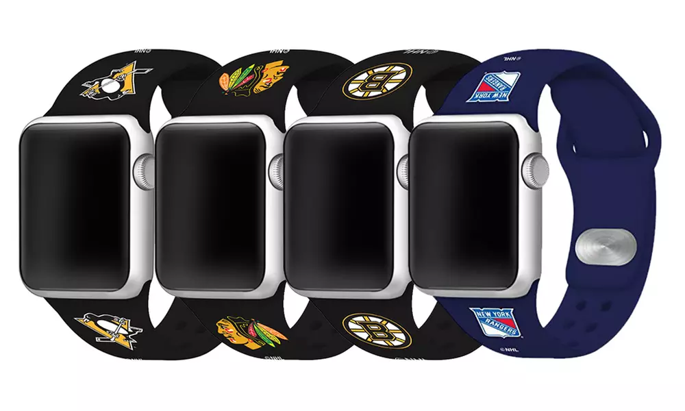 Game Time NHL 38/40mm or 42/44mm Apple Watch Silicone Band - Primary Image