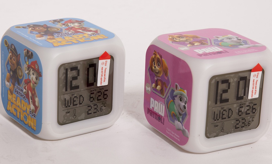 Image 2: Paw Patrol Digital Alarm Clock