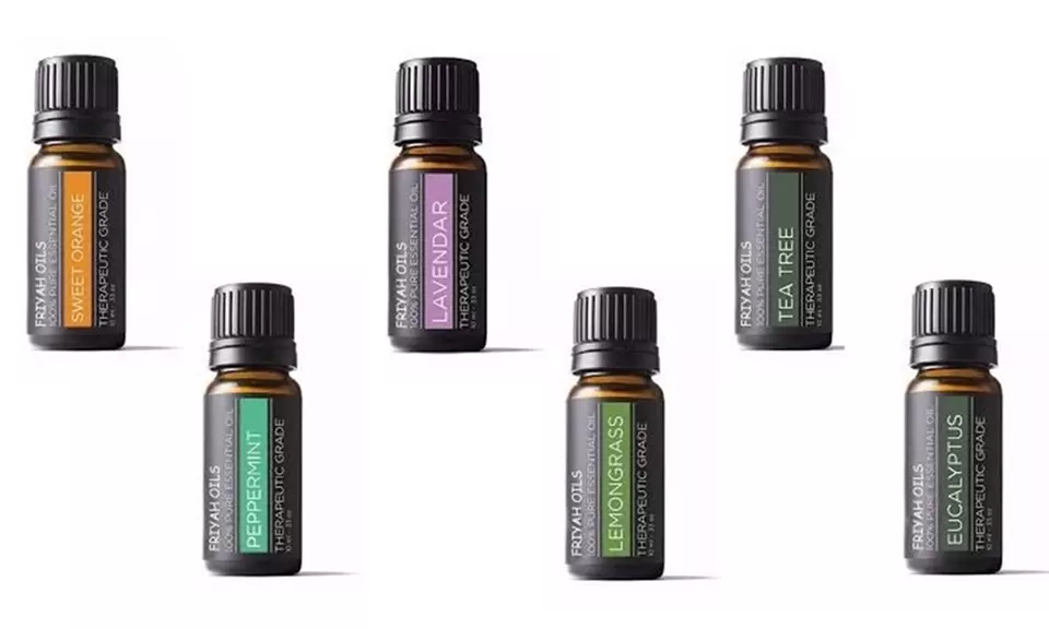 Aromatherapy Therapeutic Grade Essential Oil Gift Set (6-Piece Set) - Second Medium