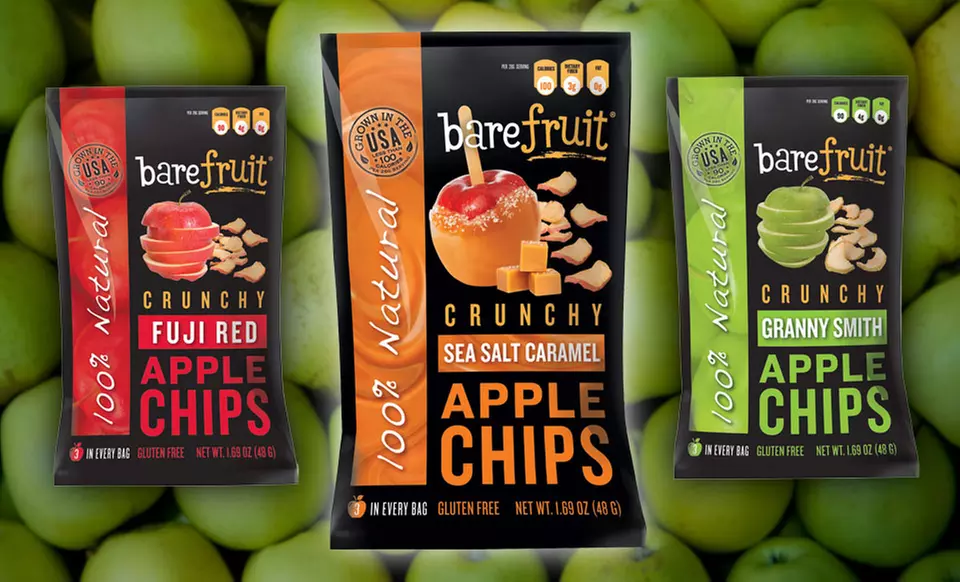 $21.99 for a Bare Fruit Flavored Apple Chips 10-Pack (48g) ($23.85 List Price). Multiple Flavors. Free Shipping. - Primary Image