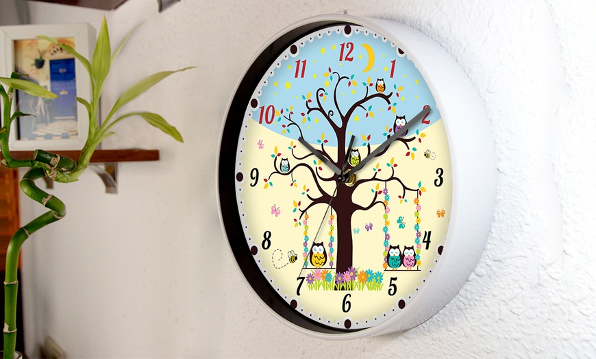 Image 3: Kid's Room Wall Clock