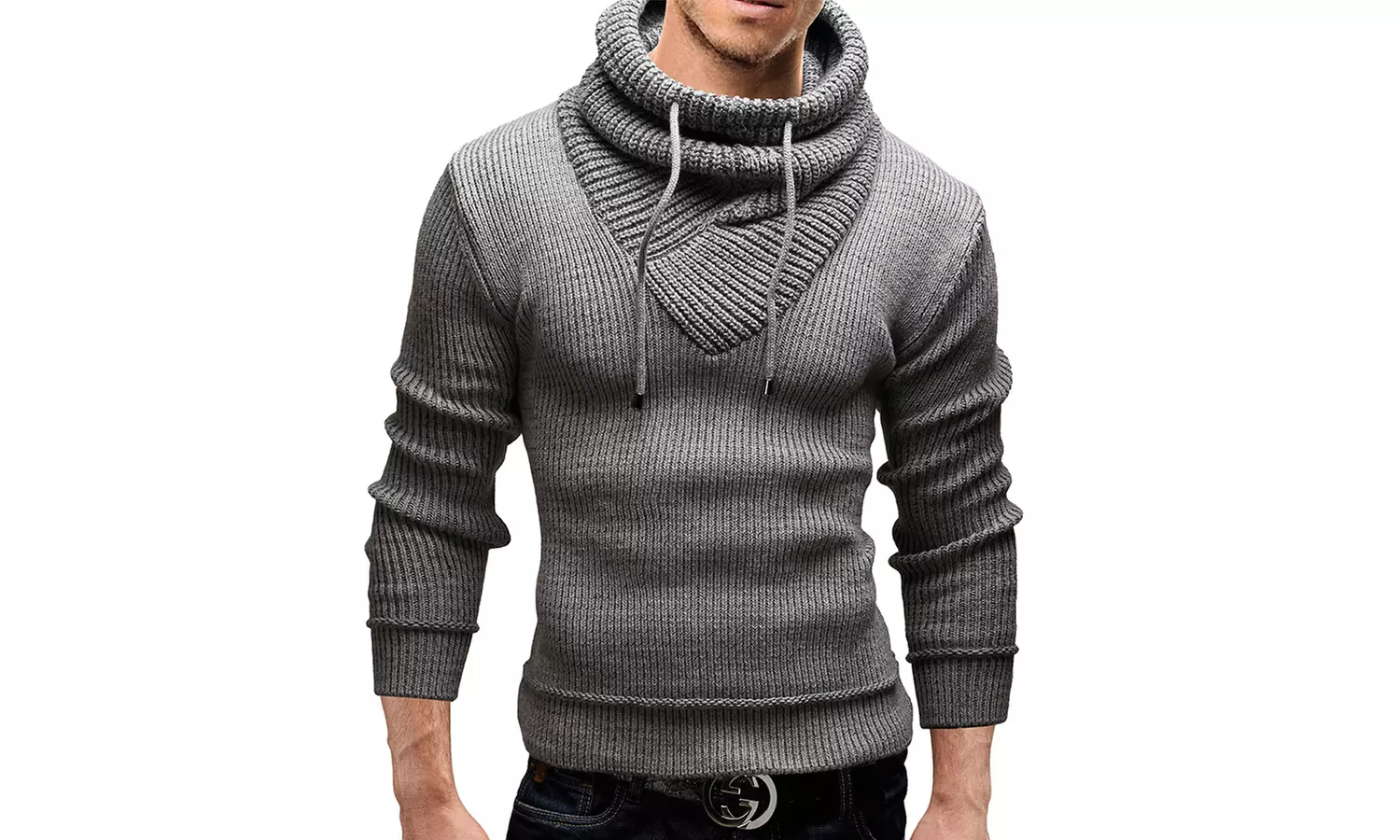 Men's Fashion Wool Blend Sweaters in Choice of Colour for £19.99 - Image 4