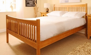 Handmade Shaker Bed Frame with Optional Mattress