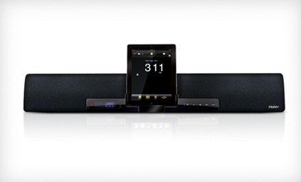 Soundbar with best sale ipod dock