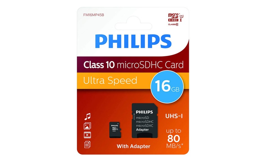 Image 5: Philips Micro SDHC Memory Card