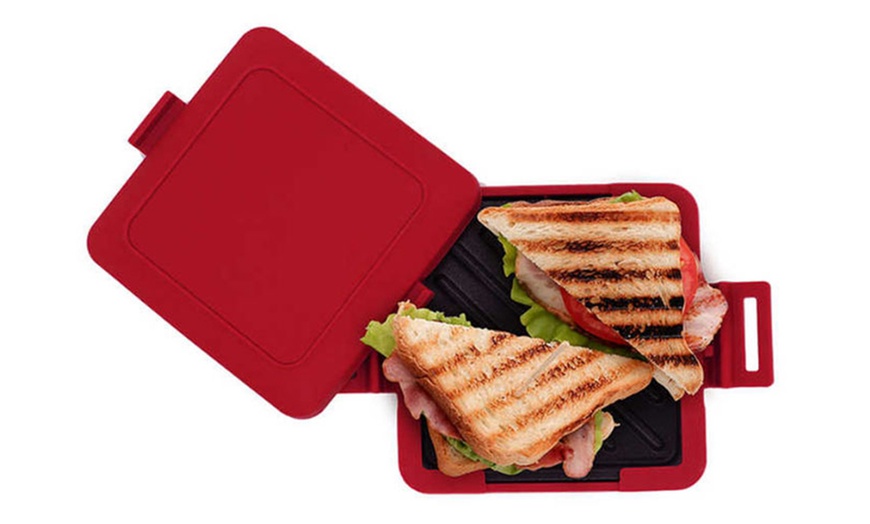 Image 5: Compact magnetron, tosti en sandwich apparaat 