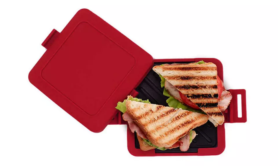 Compact magnetron, tosti en sandwich apparaat