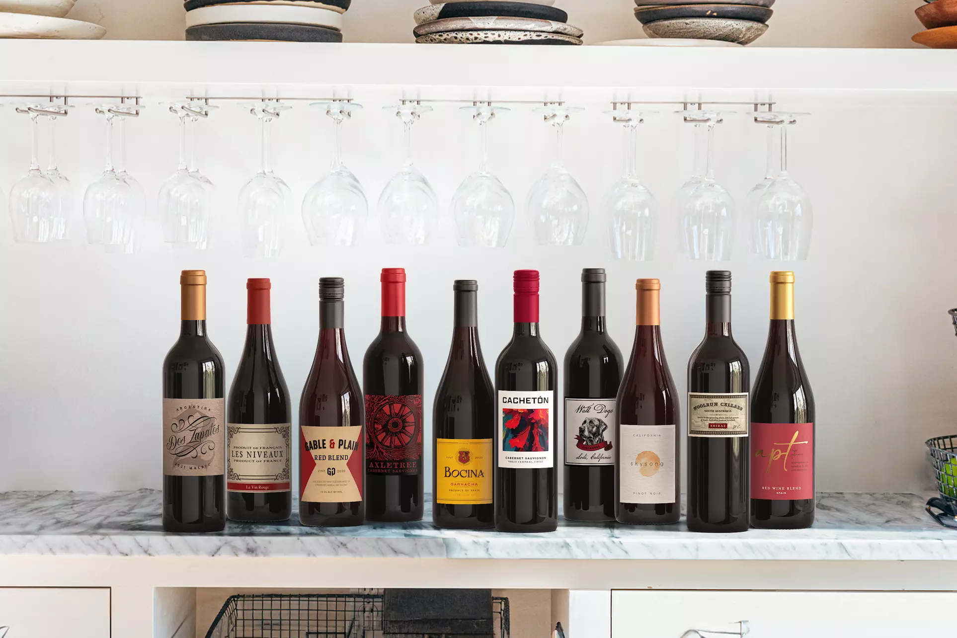 Choice of 10 Bottles of Red, While or Mixed Specialty Wines
