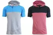 2-Pack Men's Short Sleeve Slim-Fit Pullover Henley Hoodie - Second Medium