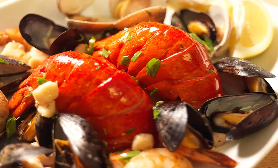4, 6, 12, or 24 Fresh Lobsters, Black Point Lobster Bake for 2, or Lobster Bake﻿ for 4 from Get Maine Lobster - Second Medium