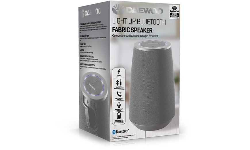 Image 2: Daewoo Voice Assistant Bluetooth Speaker