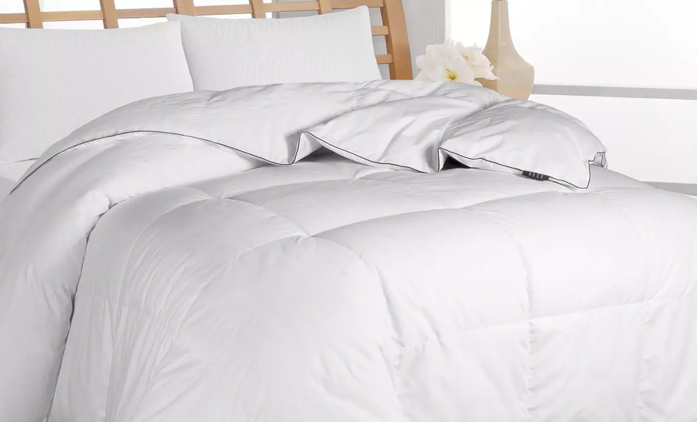 Elle Pinstripe Down Comforter - Primary Image