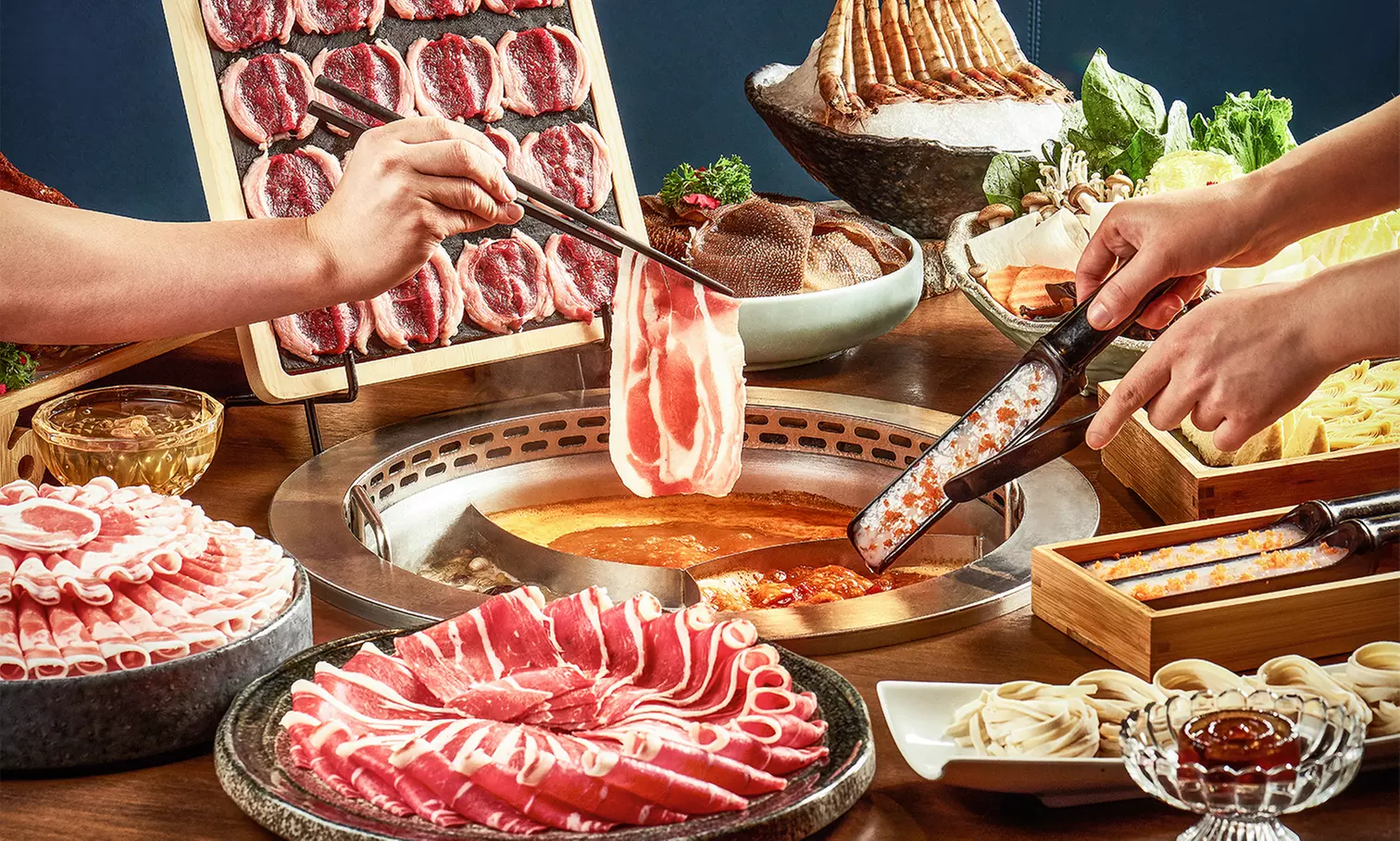 Chinese Hot Pot at Happy Lamb Hot Pot (Up to 35% Off). Two Options Available. - Primary Image