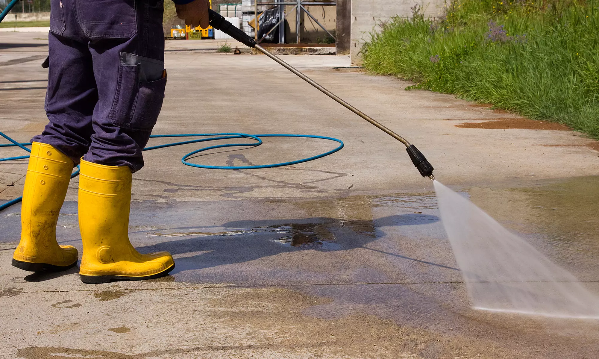 Experience Fresh Cleaning Management's Expert Pressure Washing for Driveways or Pool Decks with up to 47% off - Primary Image